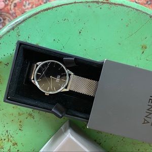 Nicole Vienna Silver Chain Watch
